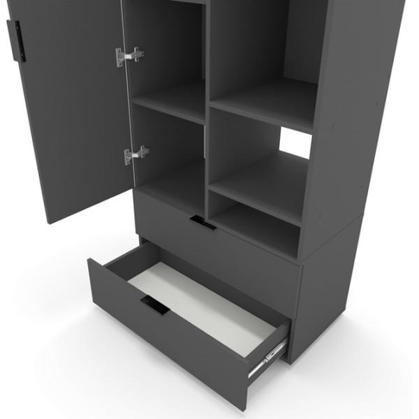 Dulap Nex Home A001R 230 x 80 x 42 / LPAL / Antracit photo 6