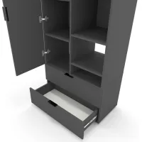 Dulap Nex Home A001R 230 x 80 x 42 / LPAL / Antracit photo 6