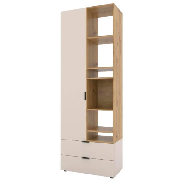 Шкаф Nex Home A001R 230 x 80 x 42см / ЛДСП / Кашемир Дуб Артизан photo 1