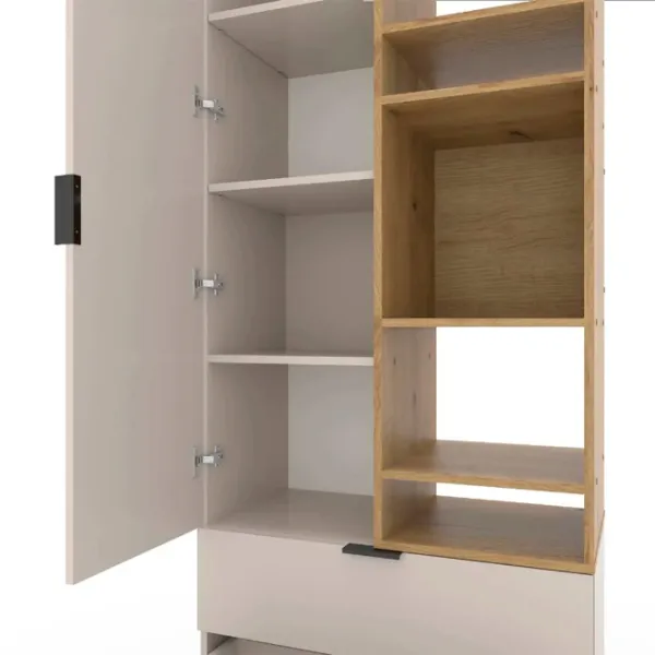 Шкаф Nex Home A001R 230 x 80 x 42см / ЛДСП / Кашемир Дуб Артизан photo 3