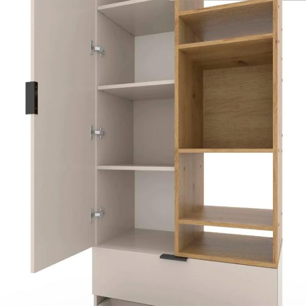 Шкаф Nex Home A001R 230 x 80 x 42см / ЛДСП / Кашемир Дуб Артизан photo 3