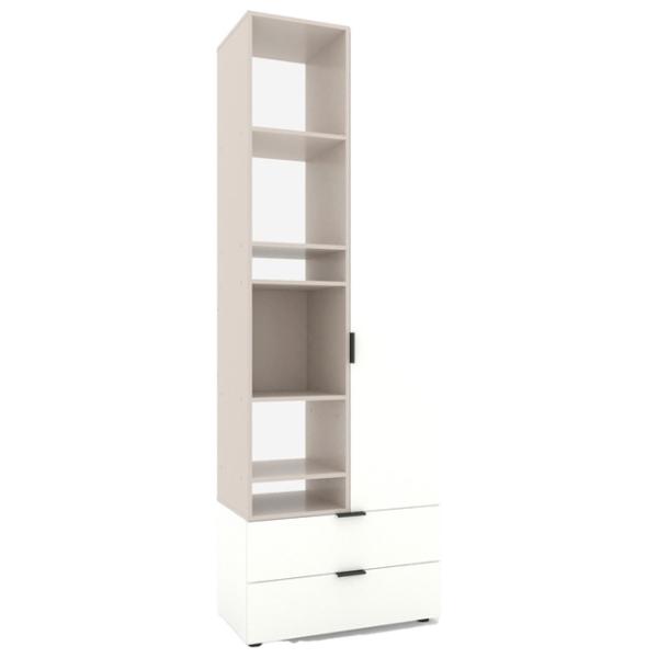 Шкаф Nex Home A001R 230 x 80 x 42см / ЛДСП / Кашемир Белый Снег photo 2
