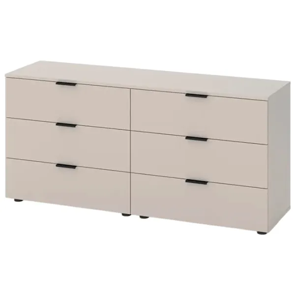 Комод Nex Home A025 70.8 x 150 x 42см / ЛДСП / Кашемир photo 1