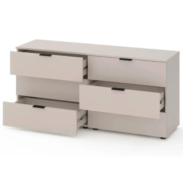 Комод Nex Home A025 70.8 x 150 x 42см / ЛДСП / Кашемир photo 2