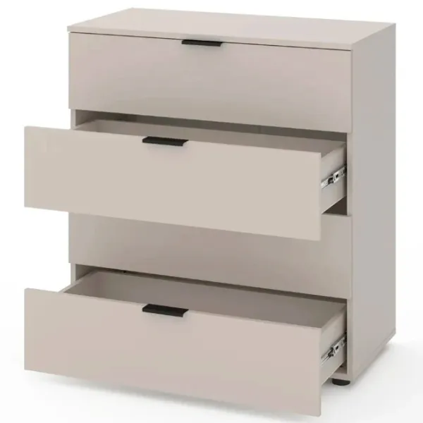 Comodă Nex Home A034 93 x 85 x 42 / LPAL / Cashmere photo 2