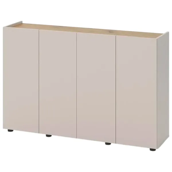 Комод Nex Home B020 92 x 140 x 35см / ЛДСП / Кашемир Дуб Артизан photo 1