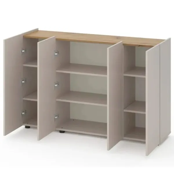 Комод Nex Home B020 92 x 140 x 35см / ЛДСП / Кашемир Дуб Артизан photo 2