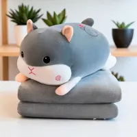 Jucărie moale ChiToys Animals Hamster BB004 1+ / Gray photo 2