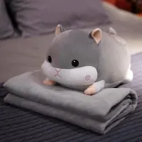 Jucărie moale ChiToys Animals Hamster BB004 1+ / Gray photo 4