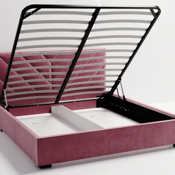 Кровать My-Style my-Kira 200 x 200 см / Фанера / Фиолетовый photo 6