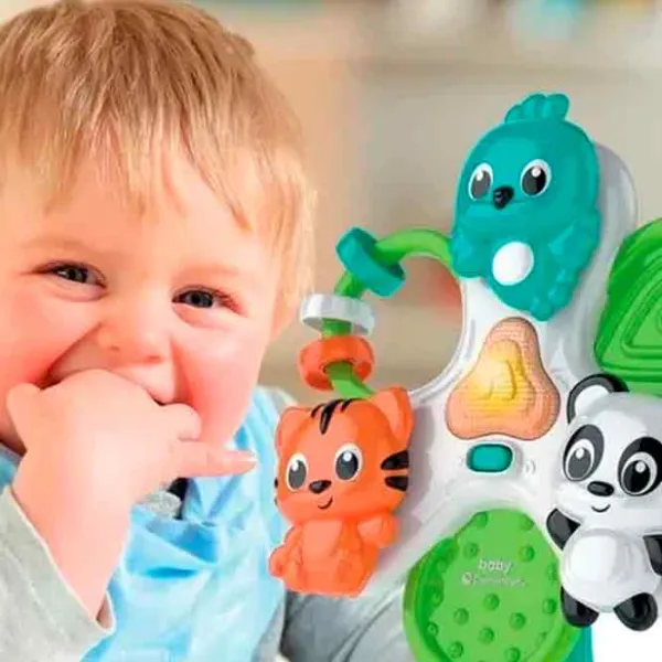 Jucărie zornăitoare Clementoni Round & Round Animals de la 0 luni photo 3