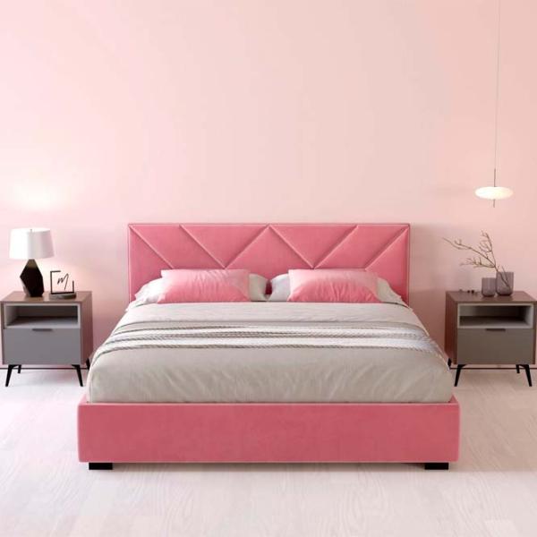 Кровать My-Style my-Nova 200 x 200 см / Фанера / Розовый photo 6