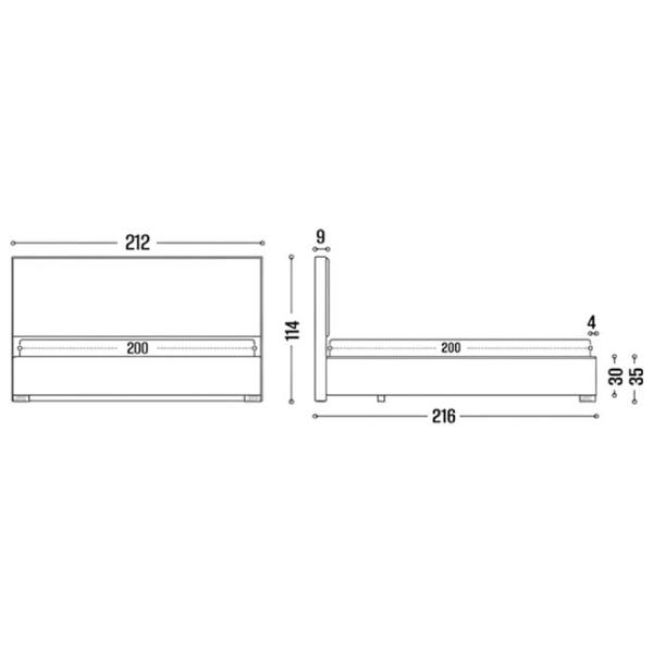 Кровать My-Style my-Nova 200 x 200 см / Фанера / Розовый photo 8