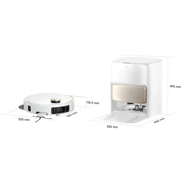 Aspirator Robot Mova V50 Ultra Complete 6400 mAh / White photo 10