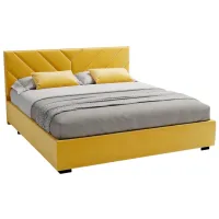 Кровать My-Style my-Kira 200 x 200 см / Фанера / Желтый