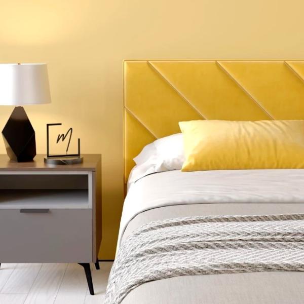 Кровать My-Style my-Kira 200 x 200 см / Фанера / Желтый photo 5