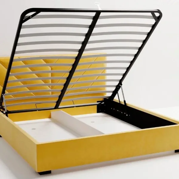 Кровать My-Style my-Kira 200 x 200 см / Фанера / Желтый photo 6