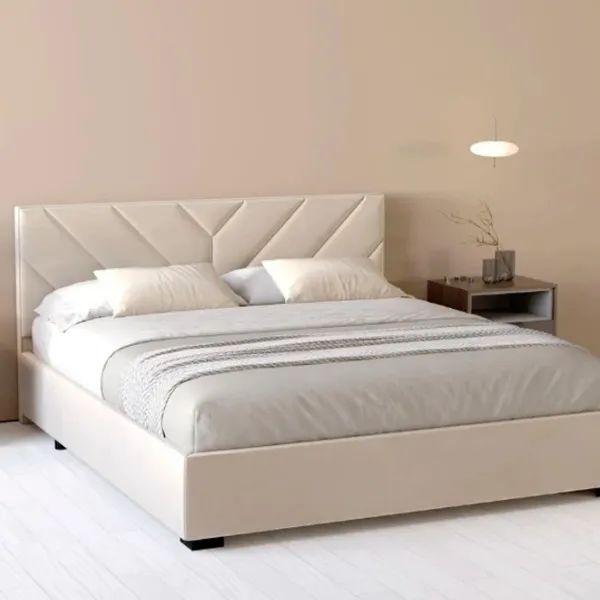 Кровать My-Style my-Kira 200 x 200 см / Фанера / Кремовый photo 3