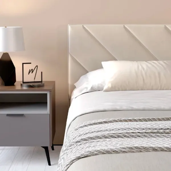Кровать My-Style my-Kira 200 x 200 см / Фанера / Кремовый photo 4