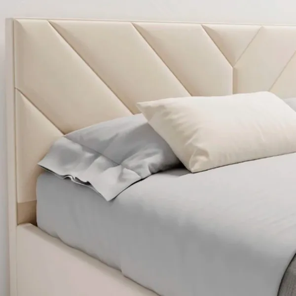 Кровать My-Style my-Kira 200 x 200 см / Фанера / Кремовый photo 5