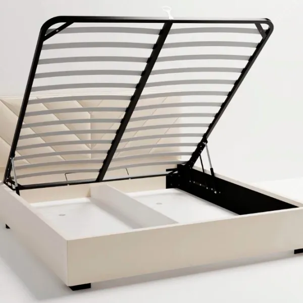 Кровать My-Style my-Kira 200 x 200 см / Фанера / Кремовый photo 6