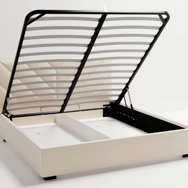 Кровать My-Style my-Kira 200 x 200 см / Фанера / Кремовый photo 6