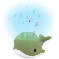 Lampă de veghe Zazu Wally  Green / Baterie