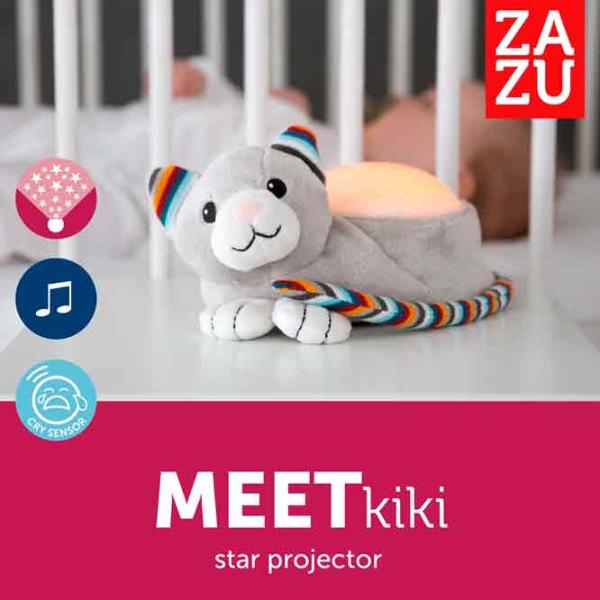 Lampă de veghe Zazu Kiki Gray / Baterie photo 4