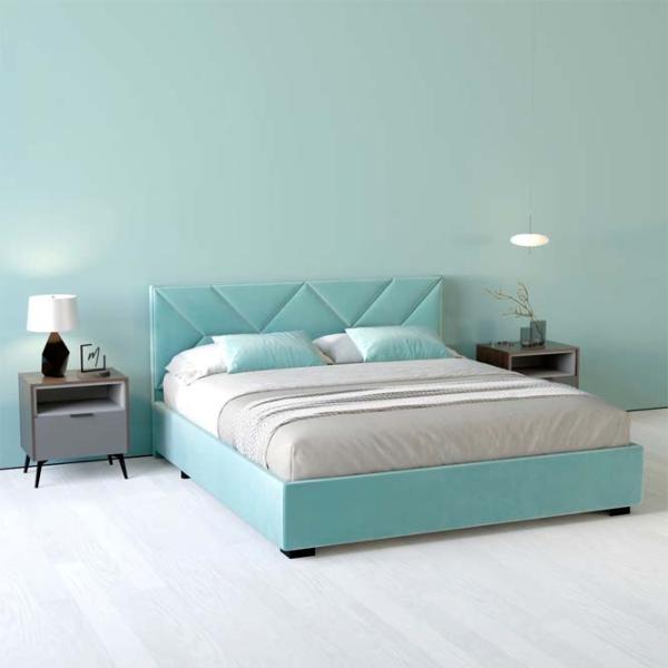 Кровать My-Style my-Nova 200 x 200 см / Фанера / Голубой photo 5