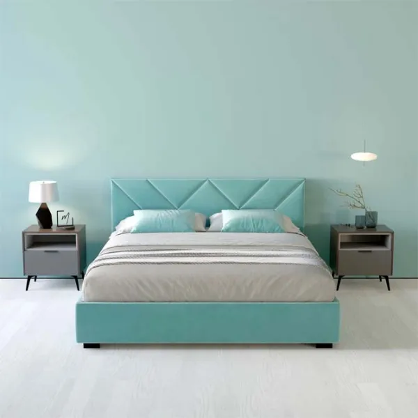 Кровать My-Style my-Nova 200 x 200 см / Фанера / Голубой photo 7