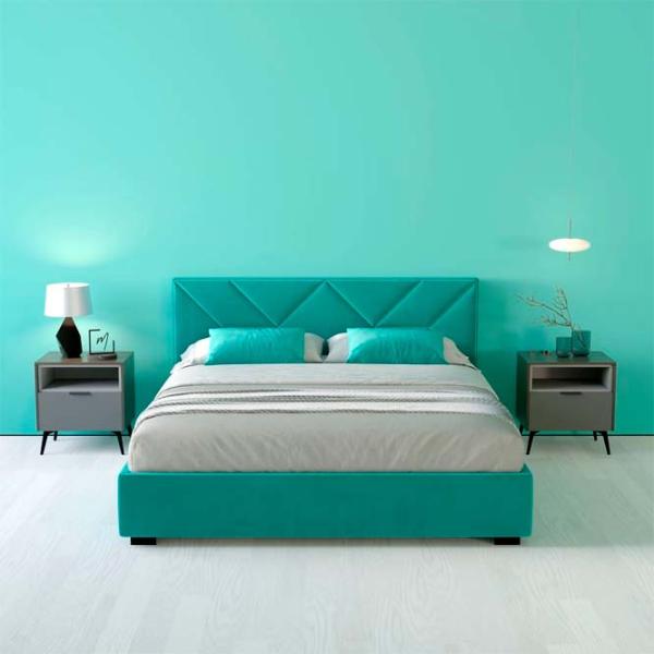 Кровать My-Style my-Nova 200 x 200 см / Фанера / Бирюзовый photo 7