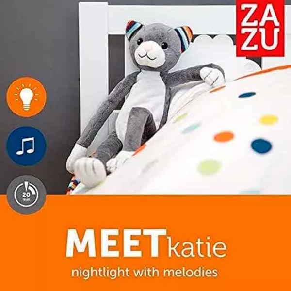 Ночной светильник Zazu Katie Серый / Батарея photo 3