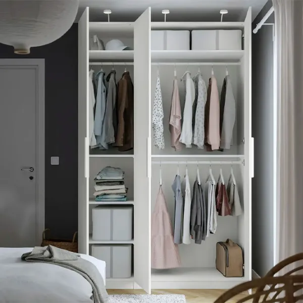 Шкаф Ikea Pax/Forsand 150 x 60см x 236.4 / ДСП / Белый photo 2