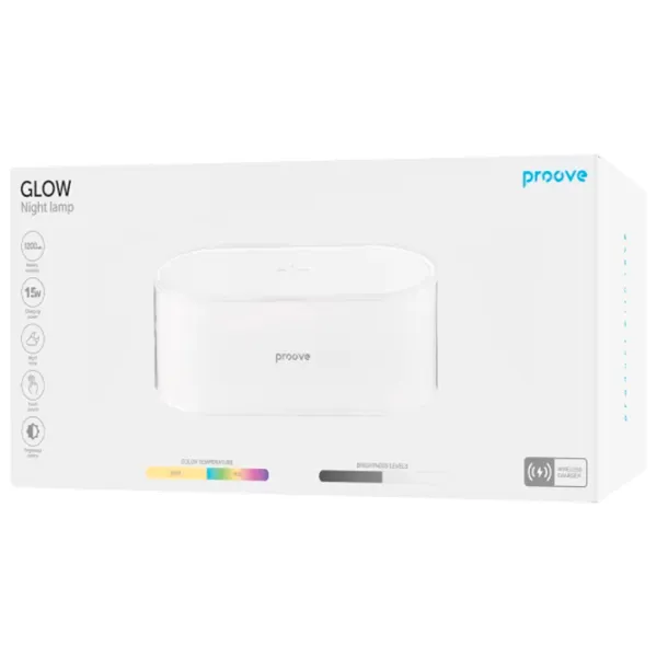 Lampă de noapte Proove Glow White photo 4