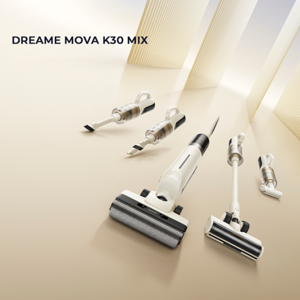 Моющий пылесос Mova K30 Mix 300 Вт / Черный Белый photo 2