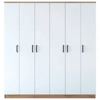 Dulap Mirage Meble BA114 S 6D 180 x 47.3 x 190.8 / PAL / Nuc photo 2