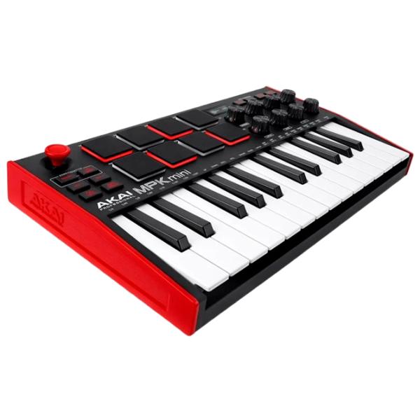 MIDI-клавиатура Akai MK3 Red Black 25 / Компактный photo 3