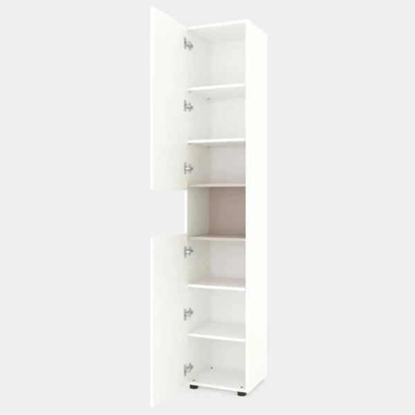 Шкаф Nex Home B003U 40 x 35см x 213 / ЛДСП / Белый photo 2 Шкаф Nex Home B003U 40 x 35см x 213 / ЛДСП / Белый photo 2