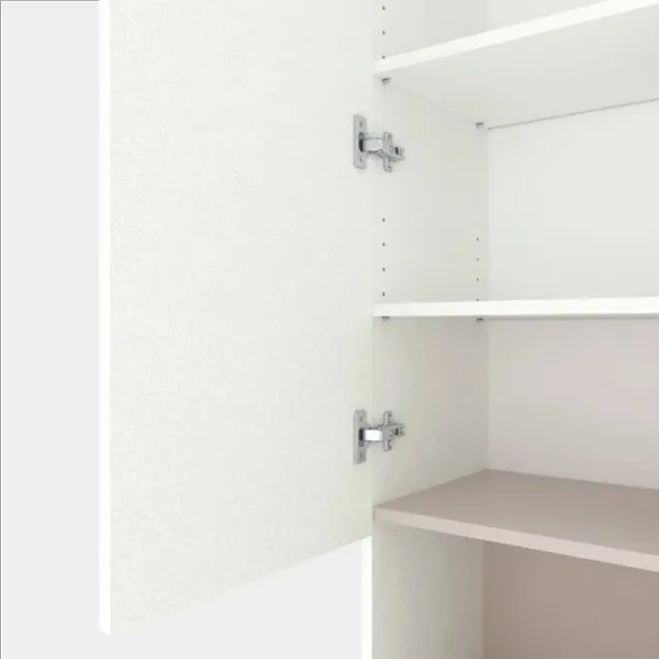 Шкаф Nex Home B003U 40 x 35см x 213 / ЛДСП / Белый photo 3 Шкаф Nex Home B003U 40 x 35см x 213 / ЛДСП / Белый photo 3