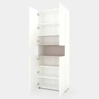 Dulap Nex Home B002 80 x 35 x 213 / PAL / Alb photo 2