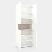Dulap Nex Home B002 80 x 35 x 213 / PAL / Alb photo 5