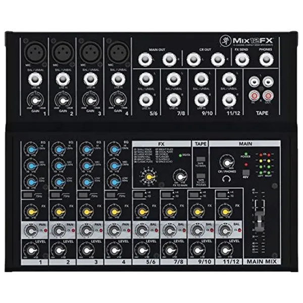 Миксер Mackie Mix12FX 12-Channel активный / 20 Гц - 20 кГц / Черный photo 3