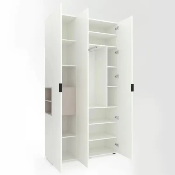 Dulap Nex Home A015L 120 x 42 x 230 / PAL / Alb photo 2