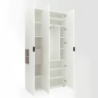 Dulap Nex Home A015L 120 x 42 x 230 / PAL / Alb photo 2