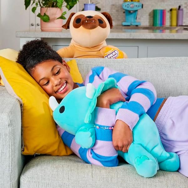 Jucărie moale Zuru Hug A Lumps Dinosaur 14901D 3+ / Blue photo 5