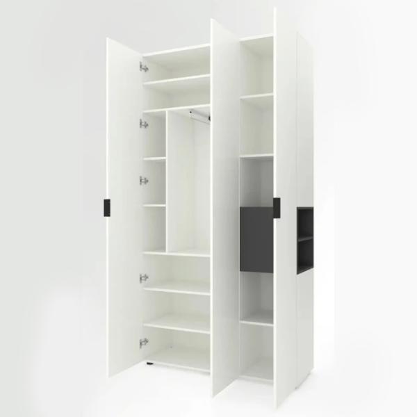 Dulap Nex Home A015R 120 x 42 x 230 / PAL / Alb photo 2