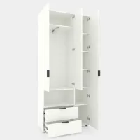 Dulap Nex Home A002L 100 x 42 x 230 / PAL / White Snow photo 2