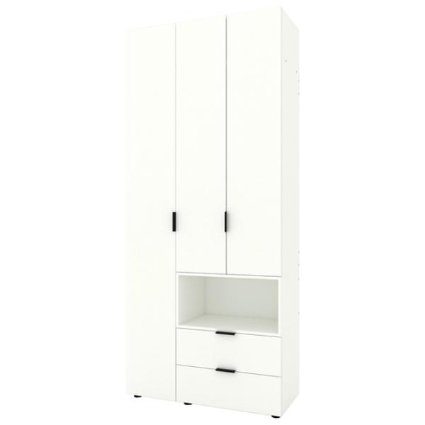 Шкаф Nex Home A002L 100 x 42см x 230 / ЛДСП / Белый Снег photo 4
