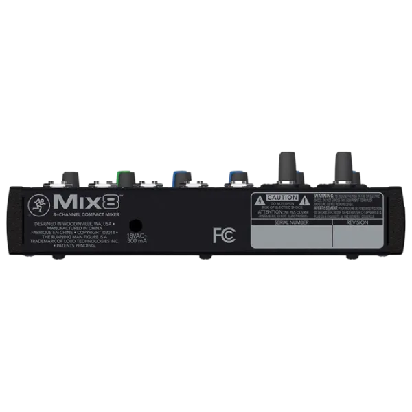 Миксер Mackie Mix8 активный / 20 Гц - 20 кГц / Черный photo 6