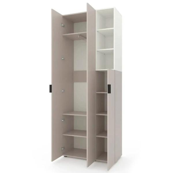 Dulap Nex Home A003R 90 x 42 x 230 / PAL / White Snow photo 2